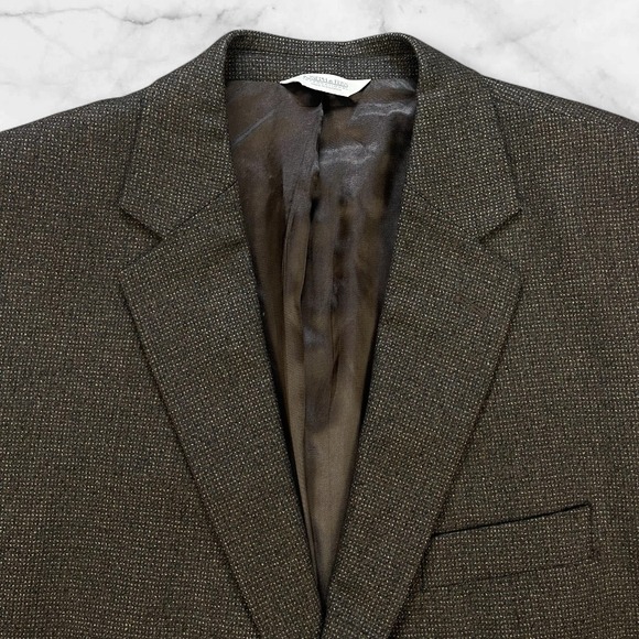 Joseph & Feiss Suit Jacket Blazer Mens Size 44S‎ Soft Tweed 100% Lambswool